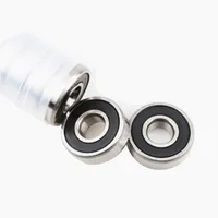 1-10 Uds 6800 6801 6802 6803 6804 6805 6806 6807 6808 6809 6810 2RS RS rodamiento rígido de bolas sellado de goma rodamiento en miniatura