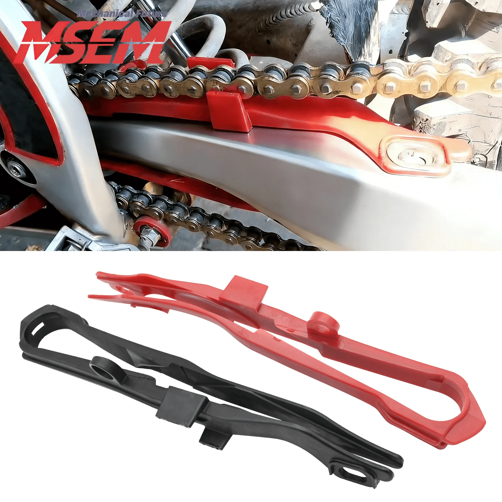 Universal Parts Motorcycle Rubber Swingarm Chain Slider Guide Guard For Honda CR250R CR125R CRF450R CRF250R CRF450X CRF250X