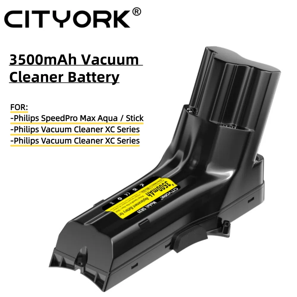 

3500mAh Vacuum Cleaner Battery For Philips SpeedPro Max Aqua Stick XC Series FC Series High powerLi-ion Battery