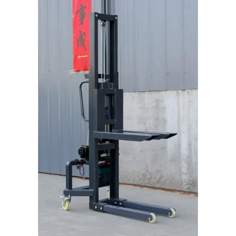 small forklift portle loading and unloading truck warehouse lifting stacker