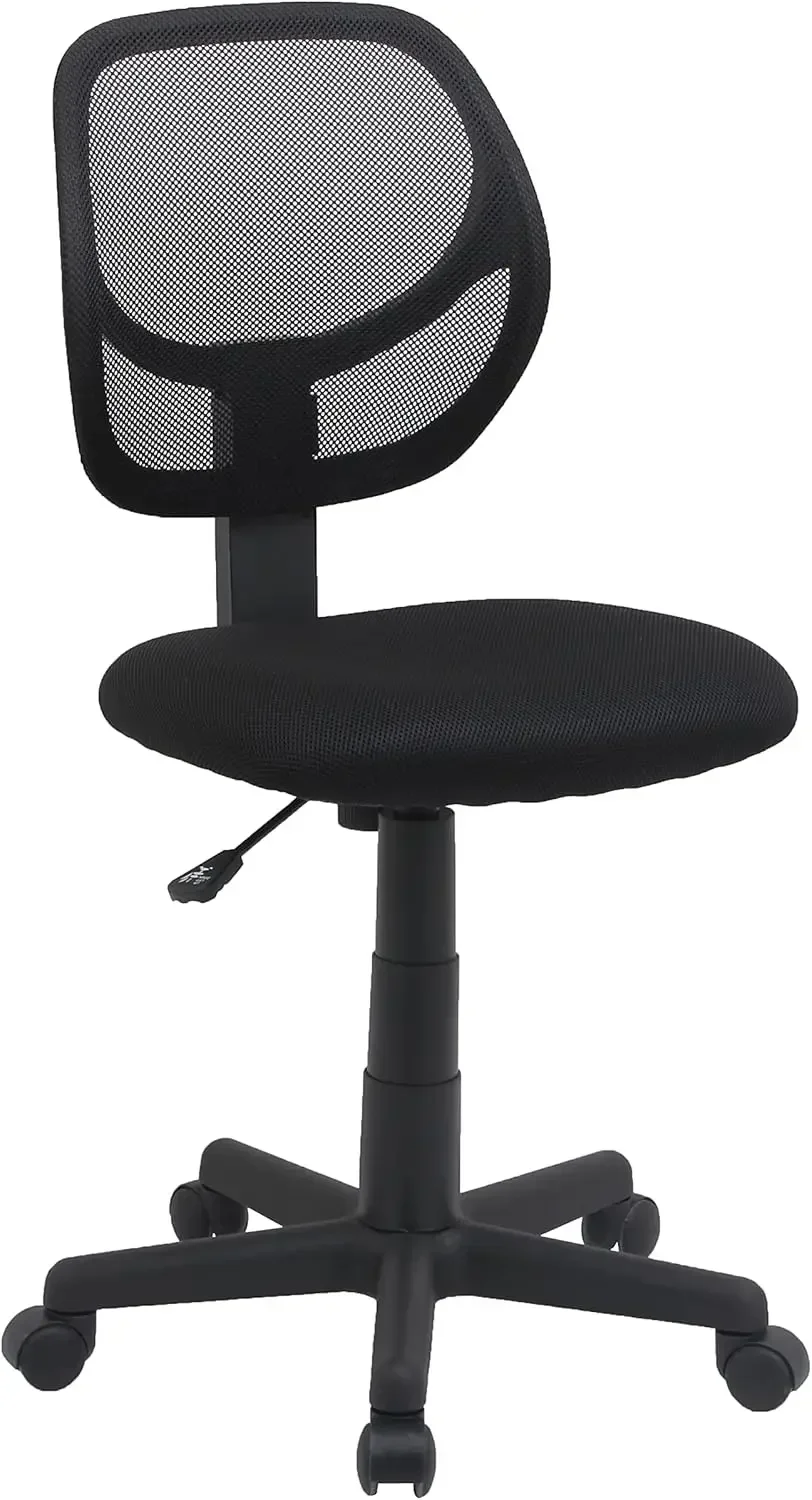 

Office Computer Task Desk Chair, Low-Back, Pneumatic Seat, Breathable Mesh, Adjustable, Swivel, BIFMA Certified
