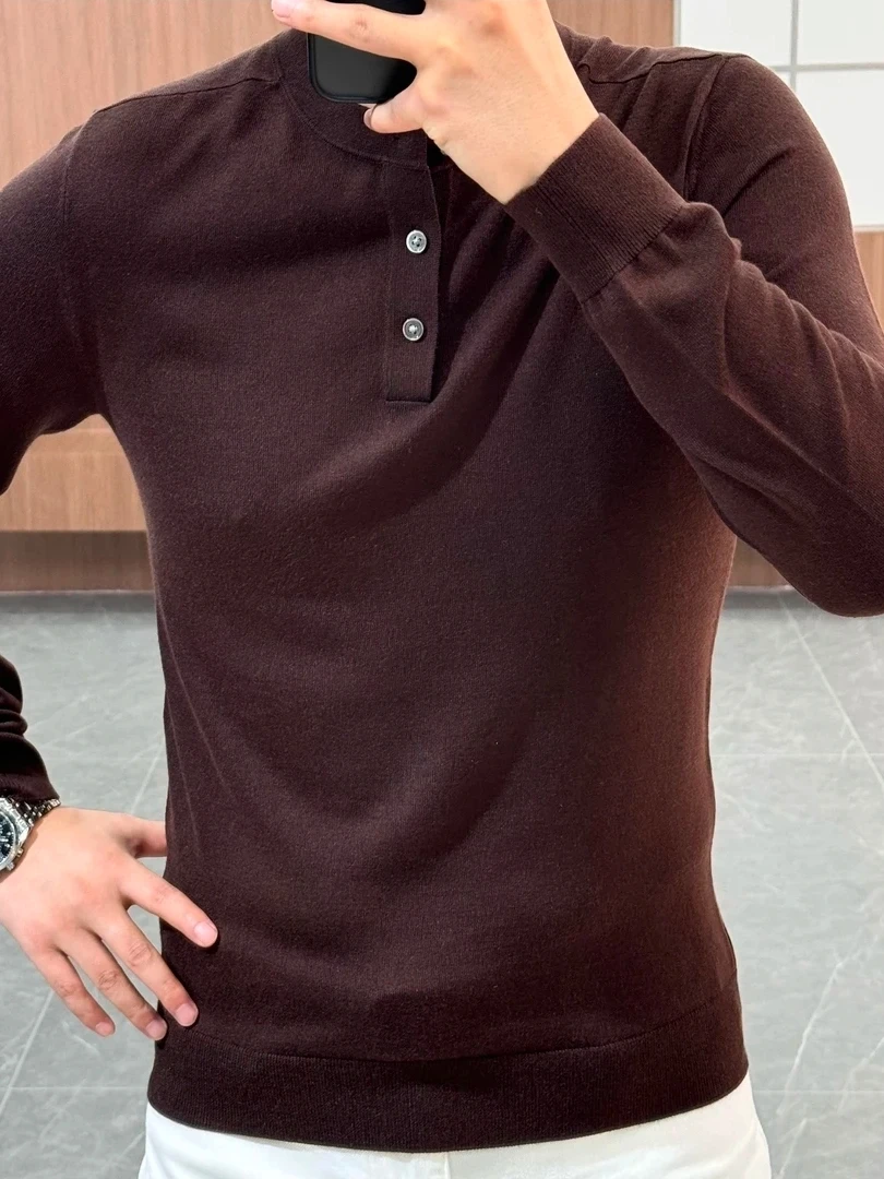 

Мужской вязаный свитер 773: Новинка, комфортный, высококачественный, модный, универсальный, осенний, тренд сезона