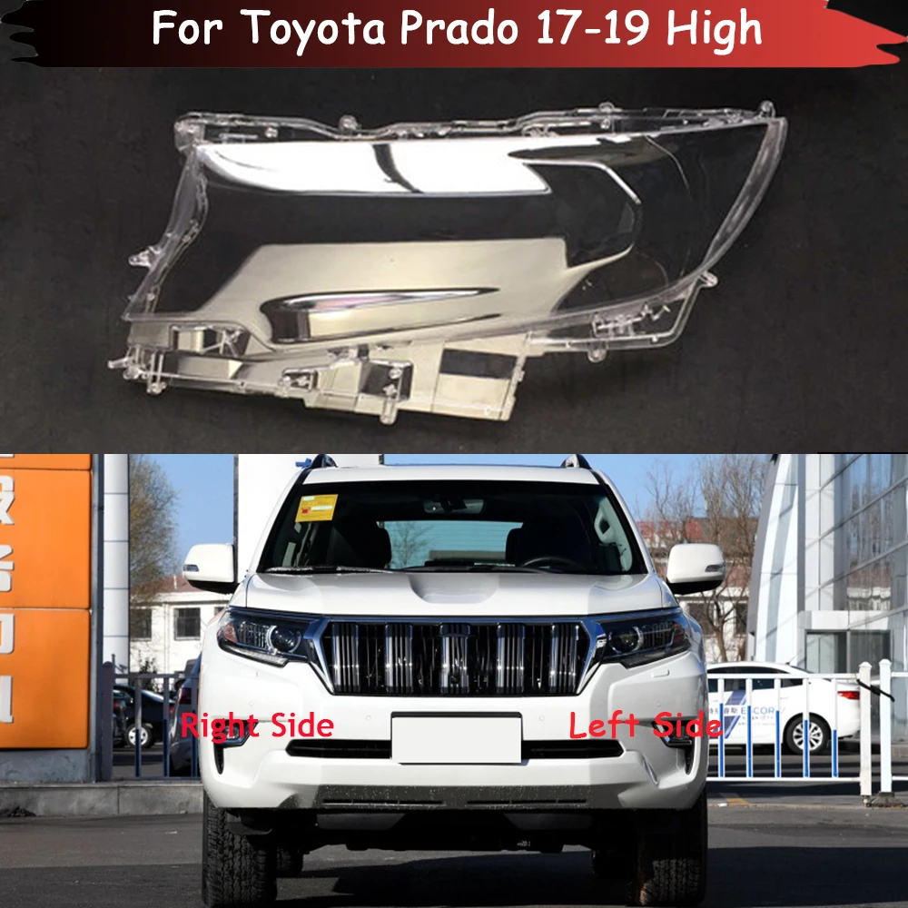 

Auto Head Lamp Light Case For Toyota Prado 2017 2018 2019 Car Headlight Lens Cover Lampshade Glass Lampcover Caps Headlamp Shell