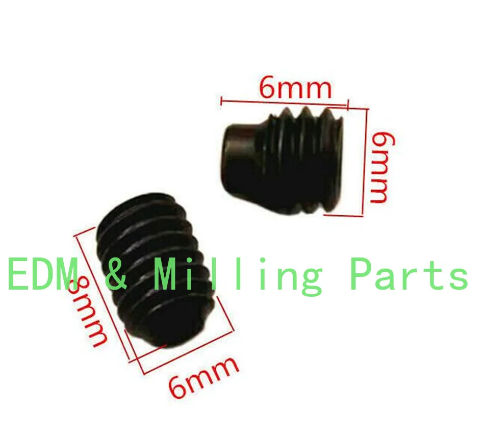Fresadora CNC R8 de 2 piezas, tornillo fijo de alineación R6(6mm)+ R8(8mm) para pieza de molino Bridgeport
