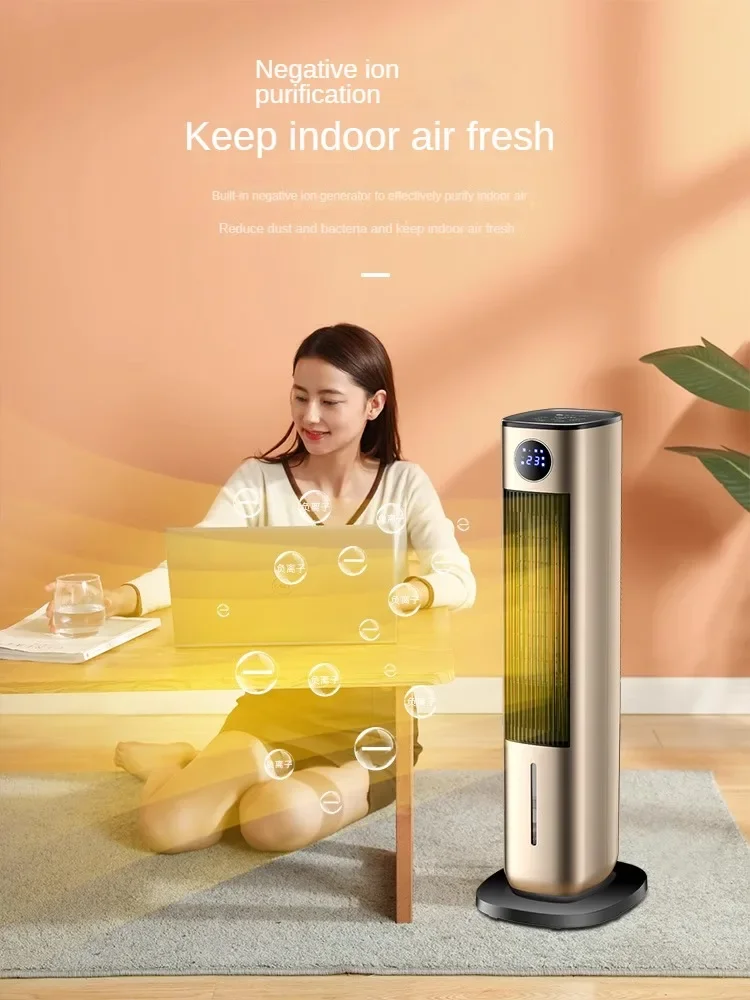 مروحة تكييف هواء رأسية ، مزدوجة الغرض ، موفرة للطاقة ، تسخين سريع ، هواء بارد ودافئ ، V