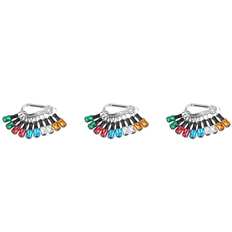 

ABWR-30PCS Держатель для бит с шестигранным хвостовиком 1/4 дюйма, удлинитель-брелок, адаптер для винтов, насадка для дрели (5 цветов)