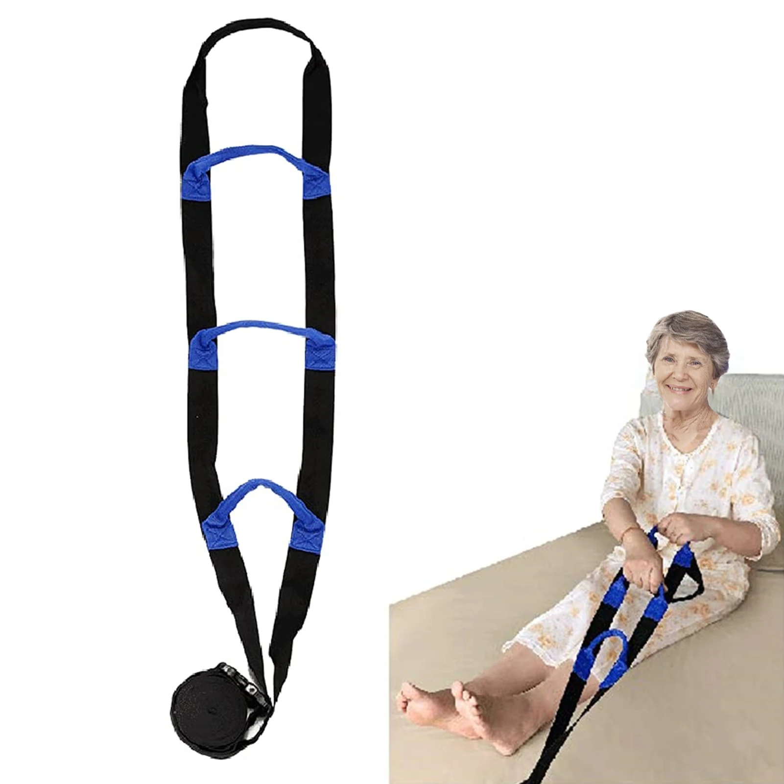 

Bed ladder with handle for wake up training, handrail with rope ladder, rehabilitation patient bed track auxiliary equipment