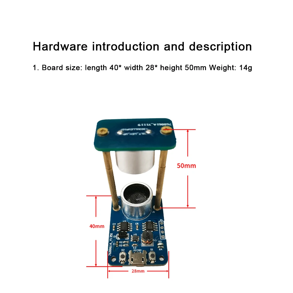 Ultrasonic Suspension Acoustic Suspension DIY Learning Kit Mini Acoustic Levitator 12V DC Power Adapter MCU STC15W 16mm 40KHz