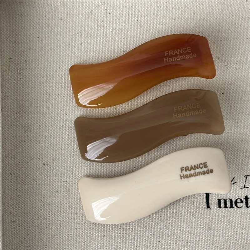 حجم صغير نسخة رائعة الذهب التسمية موجة المشابك خلات ، مخالب الشعر العصرية ، مقاطع الجانب سيدة ، اكسسوارات للشعر الفتيات