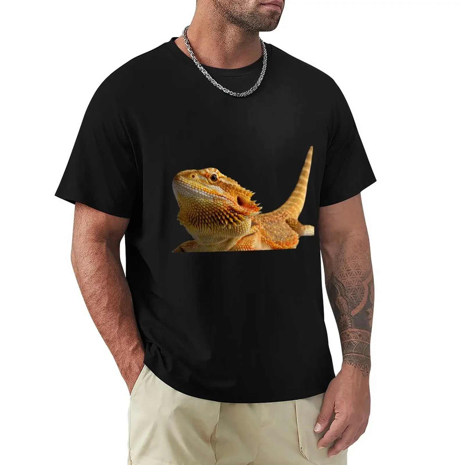 Bearded dragon T-Shirt quick-drying boys animal print boys whites mens t shirts