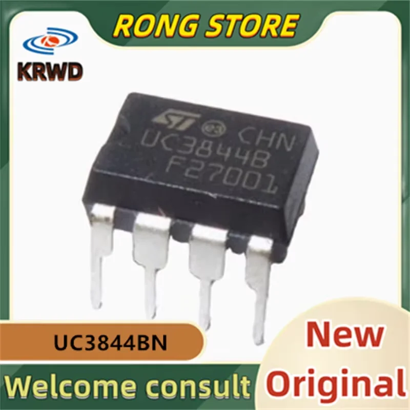 10PCS UC3844B New and Original Chip IC UC3844BN  UC3844 DIP-8