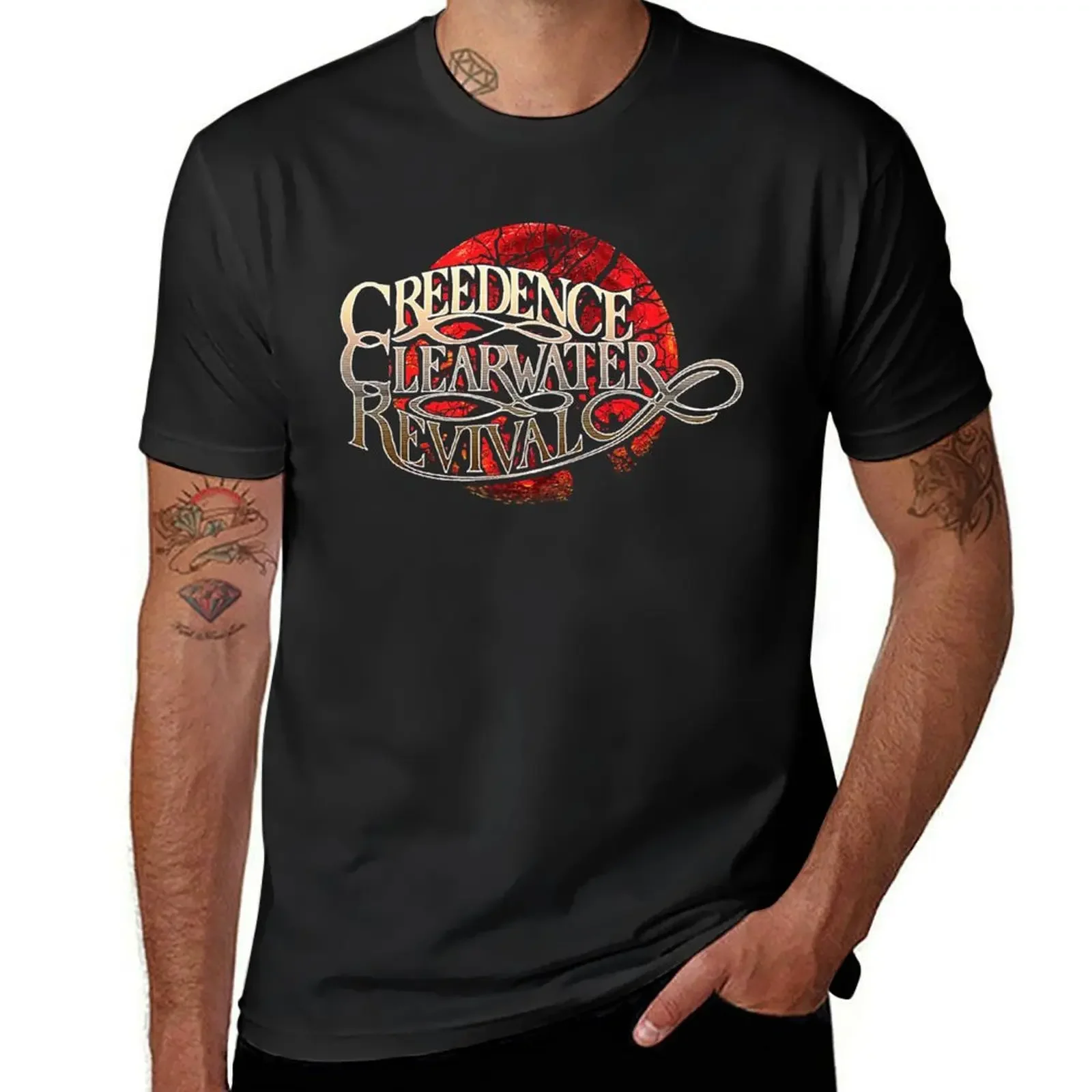 

Creedence Clearwater Revival For Fans T-Shirt shirts graphic Funny t-shirts heavy weight t shirts for men