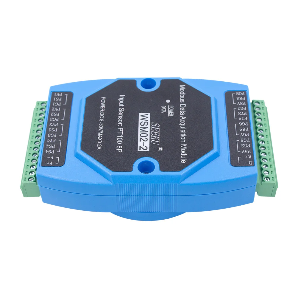 Imagem -04 - Módulo de Aquisição de Temperatura Seeku Modbus Canais Wsm02 Modbus Rtu k Pt100 Entrada Termopar