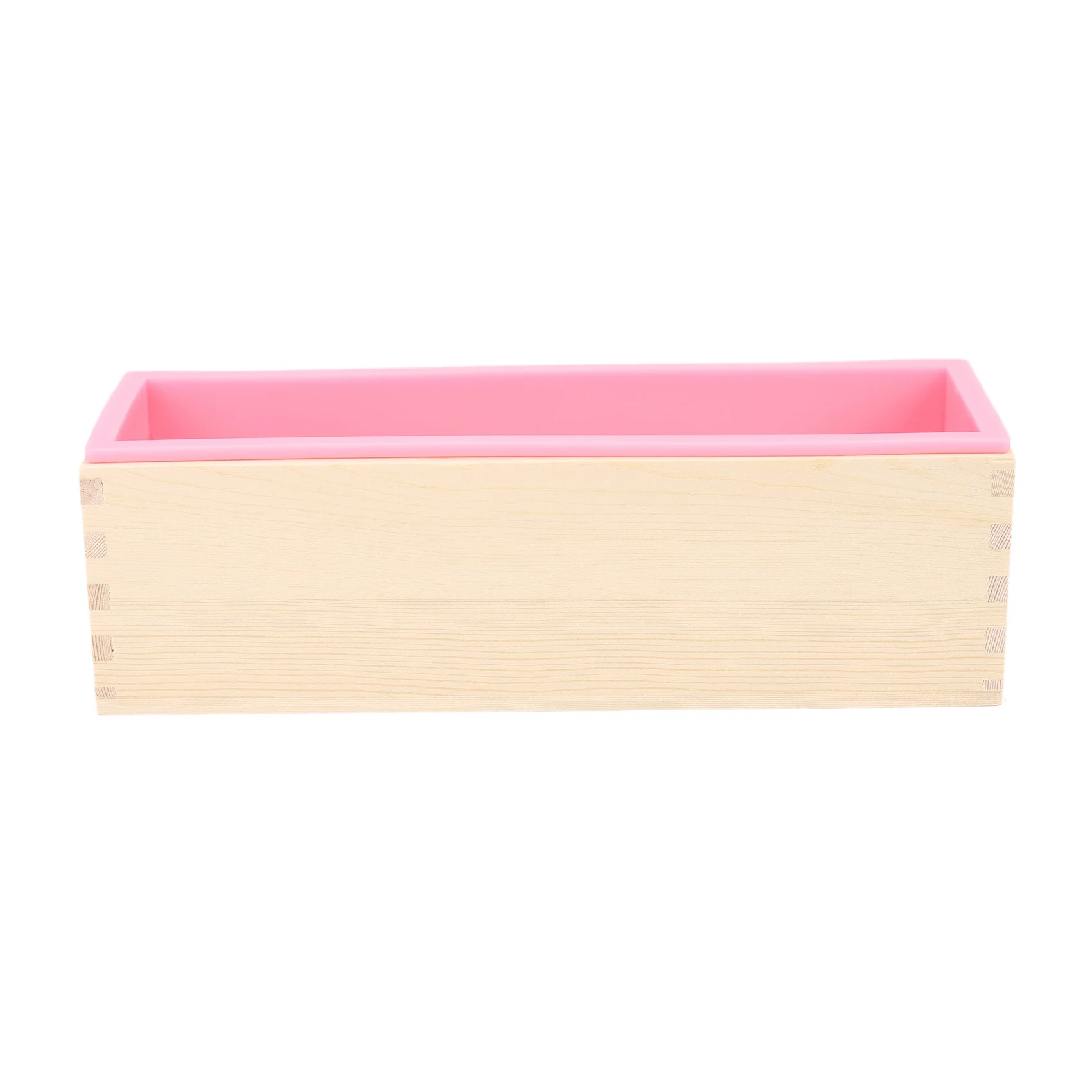 1200G Diy Soap Wooden Soap Mold Box Silicone Liner Rectangular Loaf Swirl Soap Mold Tool Diy Soap Candle Mold Mold Making Tool