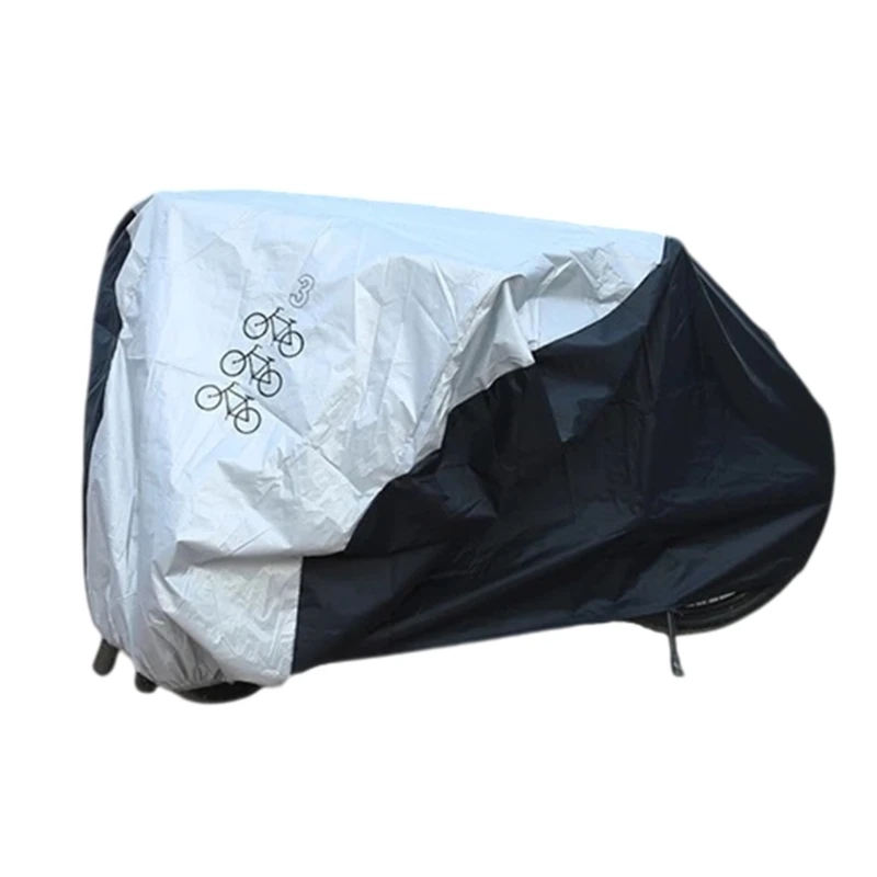 Mountain Bicycles Cover for 1, 2 Bikes, Outdoor Watertight Bikes Cover Bicycles Protections Cover for Electric Bicycles