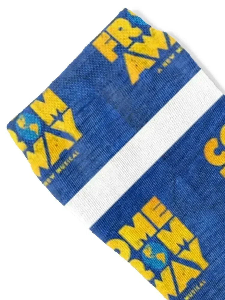Come From Away Logo Socks with print winter loose halloween Socks Girl Men's