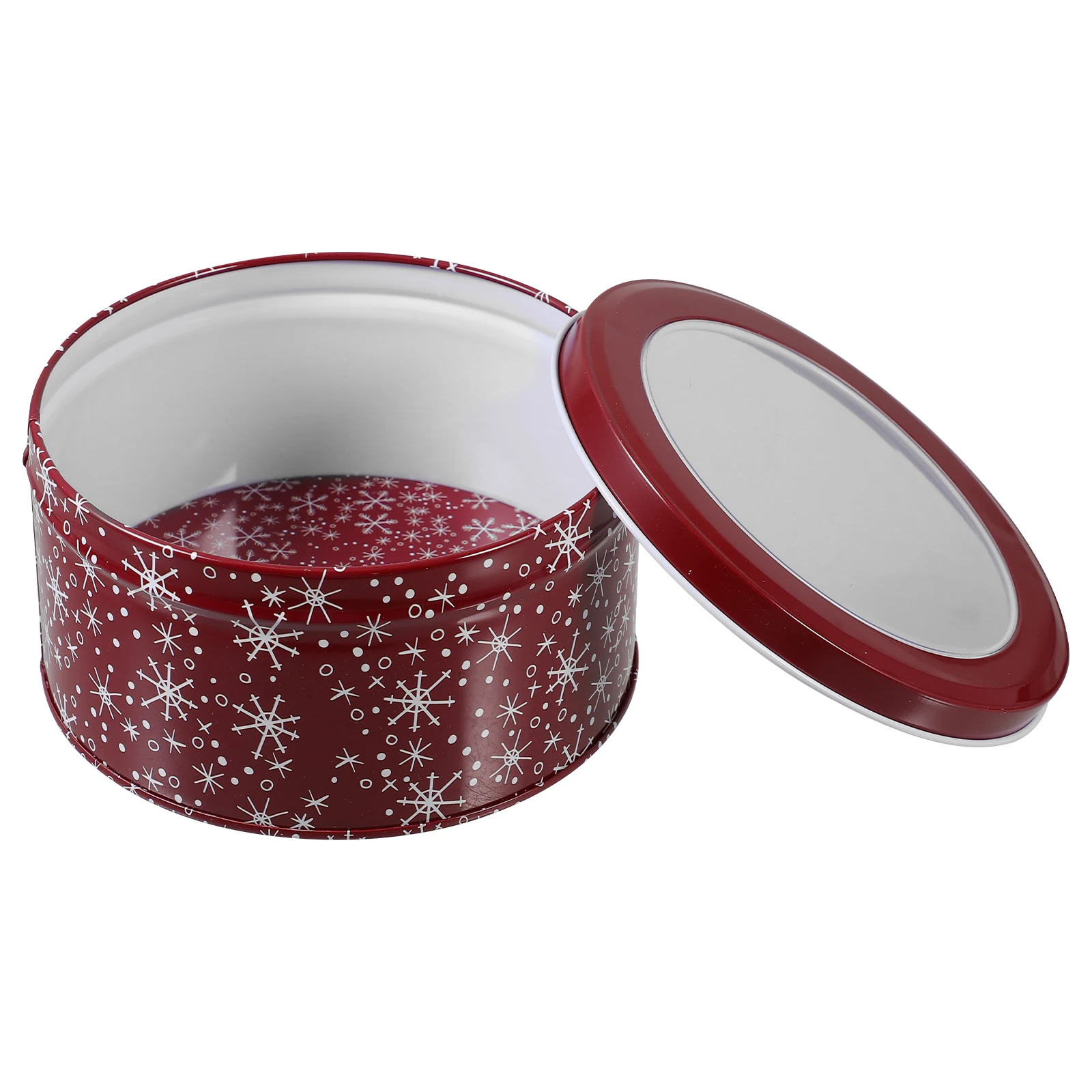 

Christmas Tinplate Cookie Tins Container Candy Storage Containers Treat Boxes Biscuits