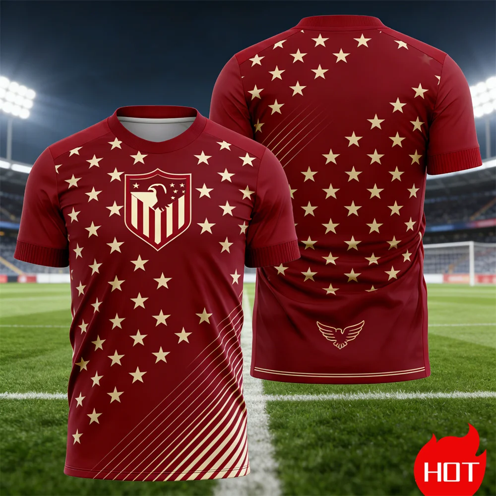 2026 USA maillot football  Summer Men's sports T-shirt quick-dry Original Football Shirt menswear clothing tops t shirt for man