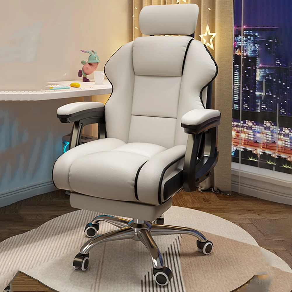 Comfortable Lumbar Office Chair Ergonomic Decoration Luxury Modern Gaming Chair Relax Swivel Chaises Gaming Bedroom Furniture