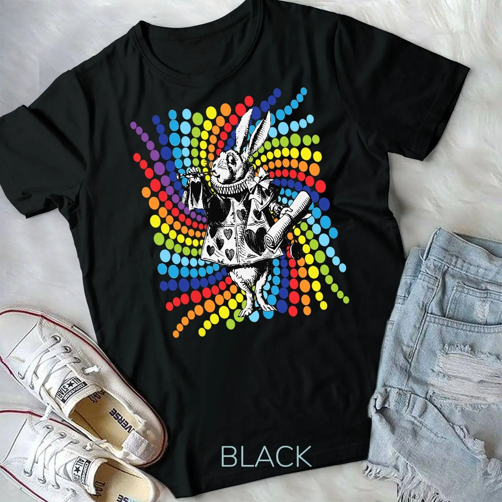 

Halloween White Rabbit Unisex T-shirt