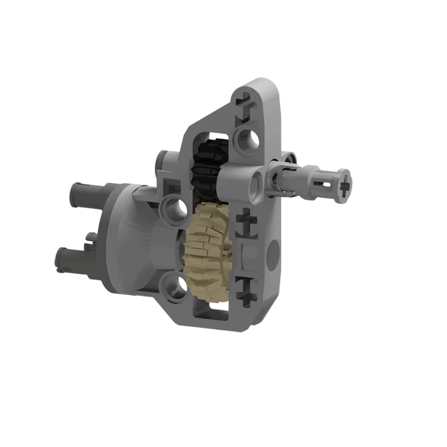 Suspension Drive Technology DIY Building Blocks Compatible 4Pcs MOC Technical Parts 92908 12:20 Speed Ratio