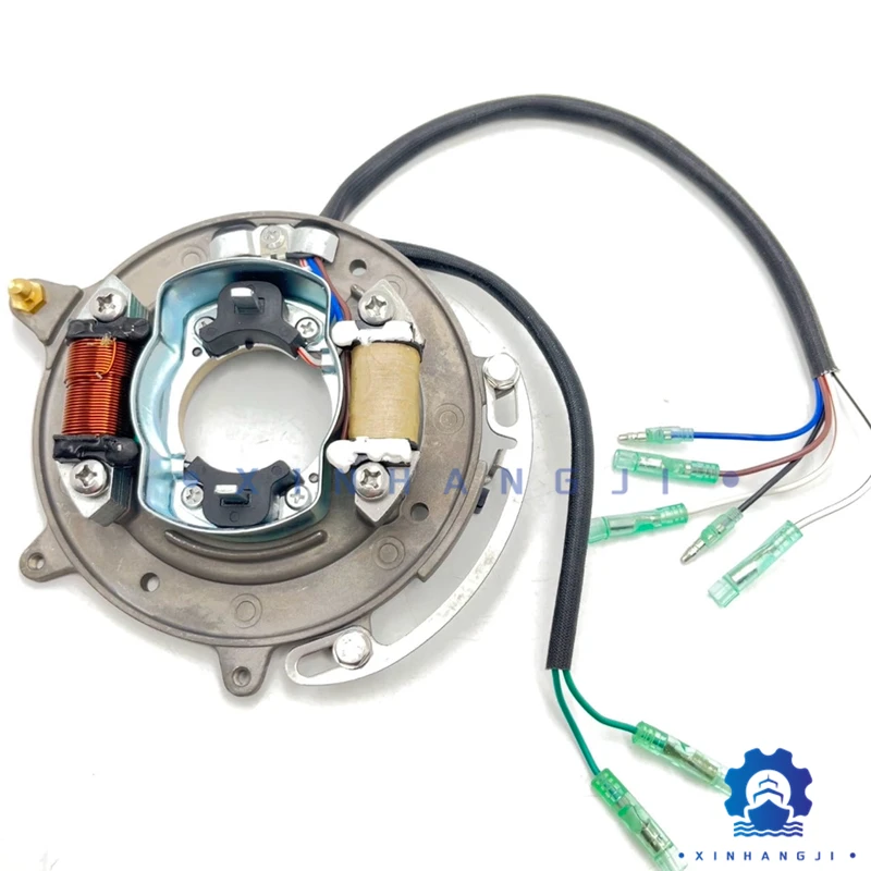 69P-85560-00 Base Assy for Yamaha Outboard 2-strokeT25/T30 Charging + trigger + lighting with aluminum,69P8556000,69P-85560