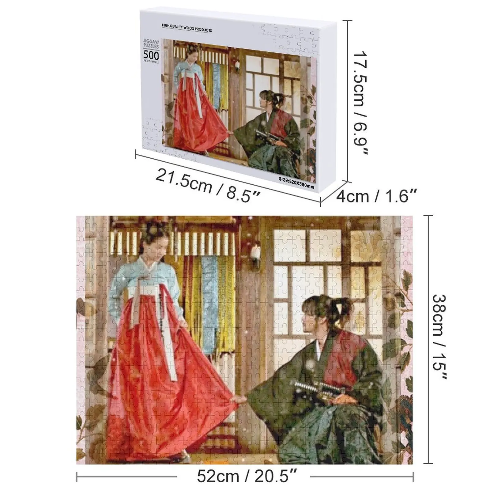 mr sunshine Joseon Kdrama Jigsaw Puzzle Personalised Name Custom Jigsaw Puzzle