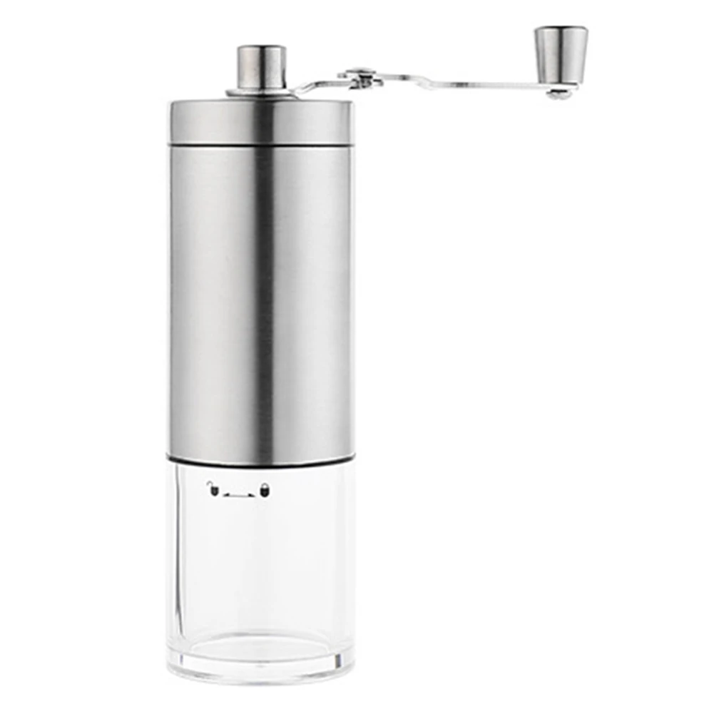 【THANKSGIVING DAY】Hand Grinder Small Coffee Bean Grinder Adjustable Thickness Manual Grinder Stainless Steel Burr Grinder