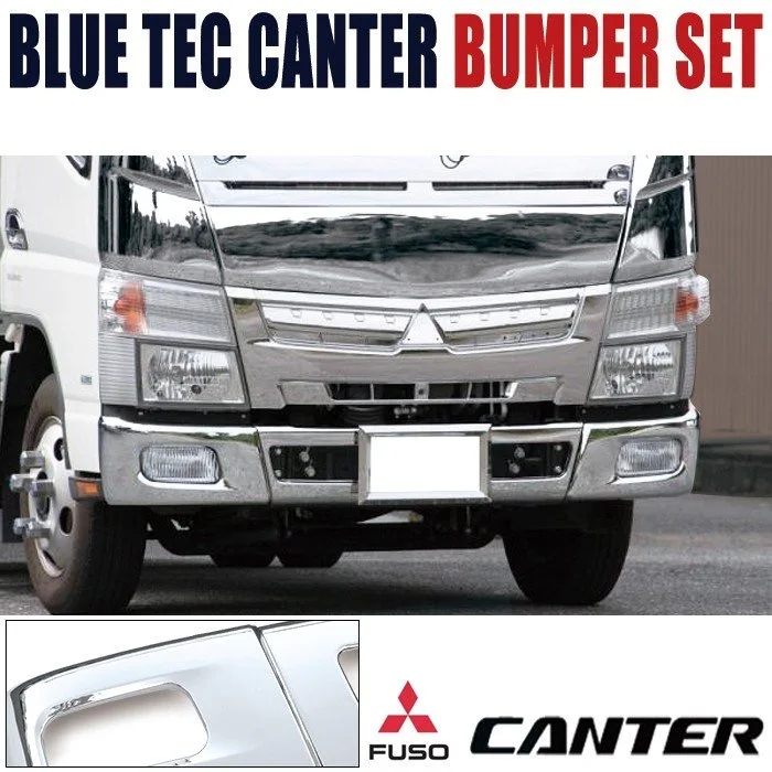 HIGH QUALITY ELECTROPLATED CHROME BUMPER FOR MITSUBISHI FUSO NEW CANTER STANDARD VERSION CAB TRUCK BODY PARTS