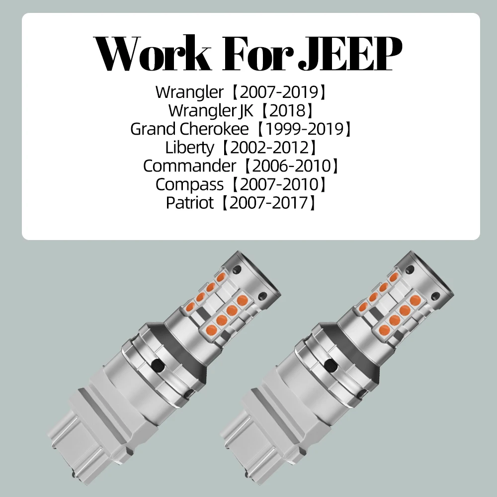 2 pz LED luce freno Blub lampada 3157 3057 T25 per JEEP Wrangler JK Grand Cherokee Liberty Commander bussola Patriot