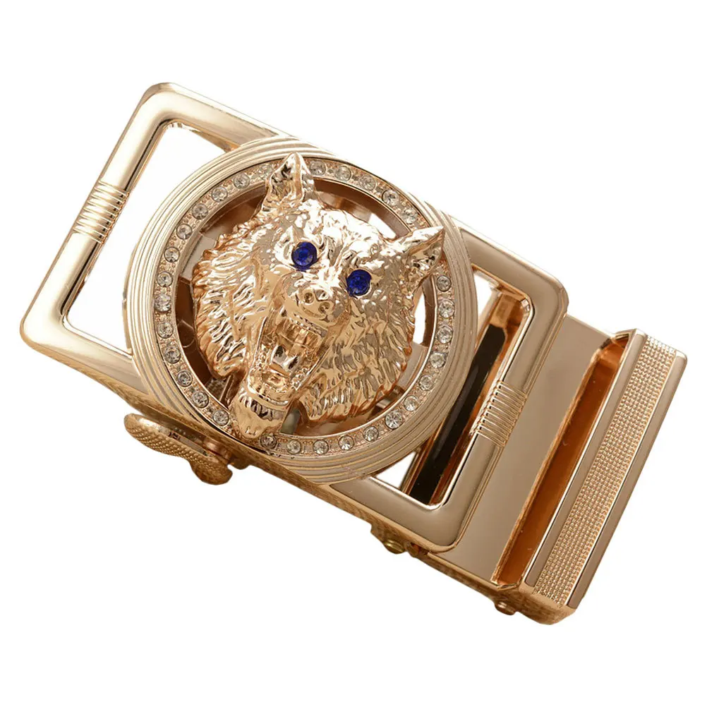 الذئب رئيس حزام مشبك الرجعية مشبك معدني للرجال خمر الخصر السحابة استبدال Diy زي التبعي #2