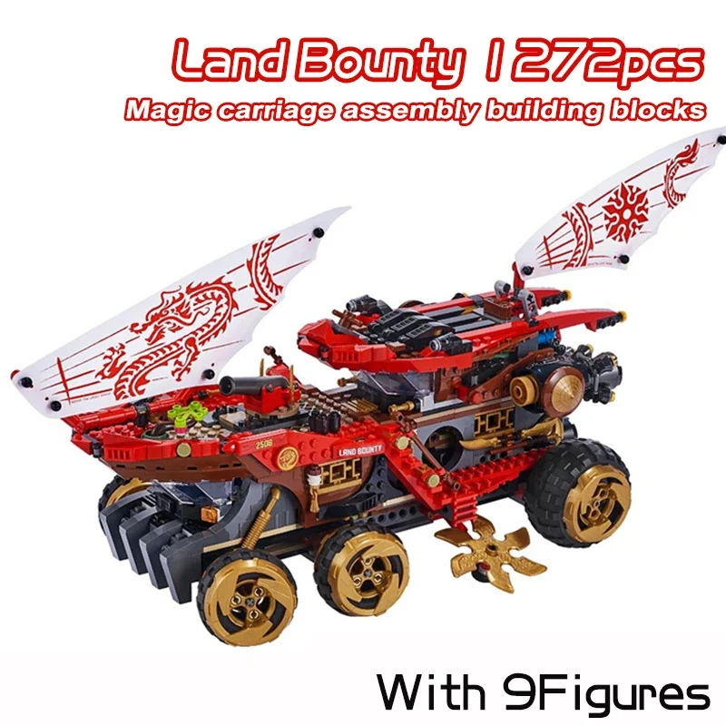 Ninja Reward Land Chariot Aircraft Transformed into Mecha Samurai