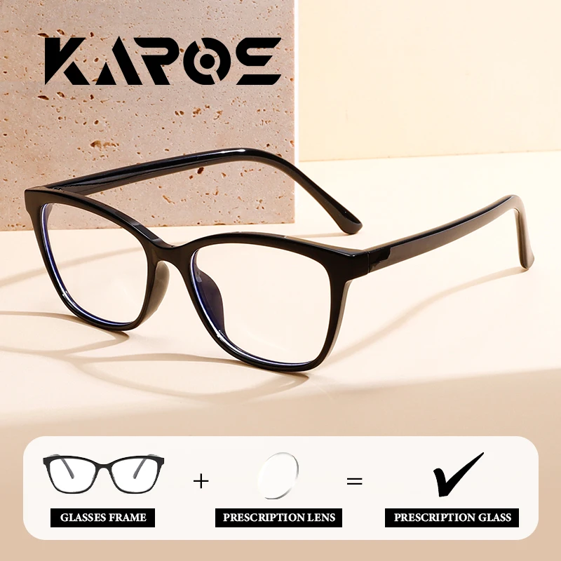 

KAROS Popular Polarized Prescription Sunglasses Trendy Ladies UV400 Protection Oversized Square Progressive Optical Sun Glass