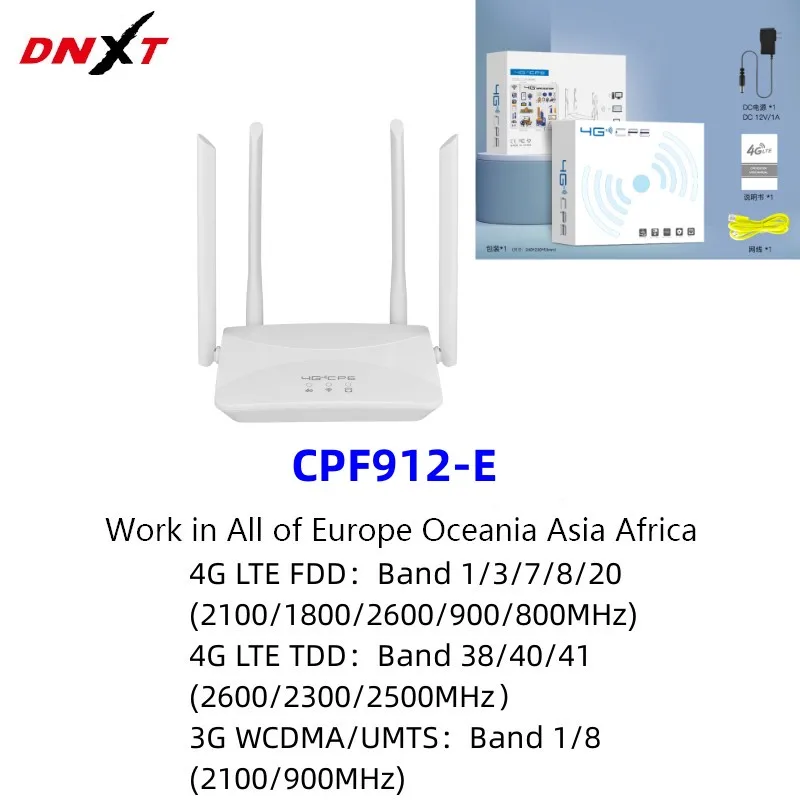 Mini enrutador 4G WIFI CPE106 para tableta, punto de acceso móvil, banda ancha, casa, oficina, puerta de enlace inalámbrica portátil, módem de puerto WAN/LAN