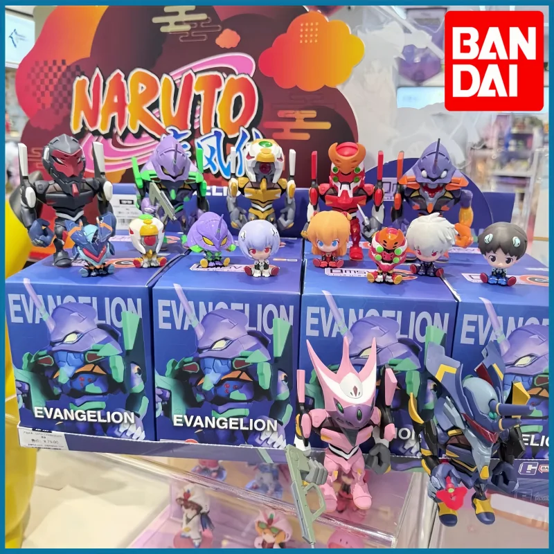

In Stock Bandai Qmsv-C Evangelion New Century Evangelion Blind Box Eva Prototype Figure Collectible Trendy Plaything Gifts Toys