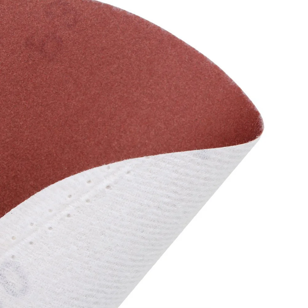 

20pcs 6 Inch Sanding Discs 320 Grit Hook Loop Non-Woven Abrasive Pads Red Industrial Grade 150Mm Circular Sandpaper Heat