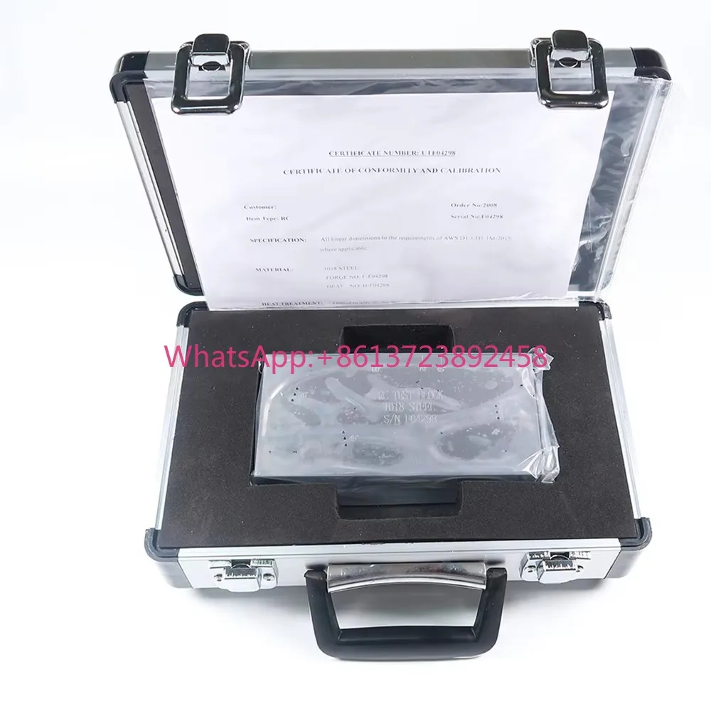 1018 Steel RC/AWS Resolution Reference BlocK UT Calibration Block