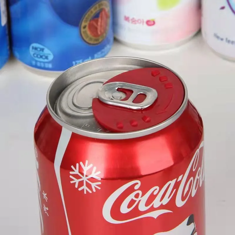 5pcs Can Convert Soda Savers Tops Snap on Cold Beverage Leakproof Can Caps Can Lid Dust Free Sealer Food Grade Plastic