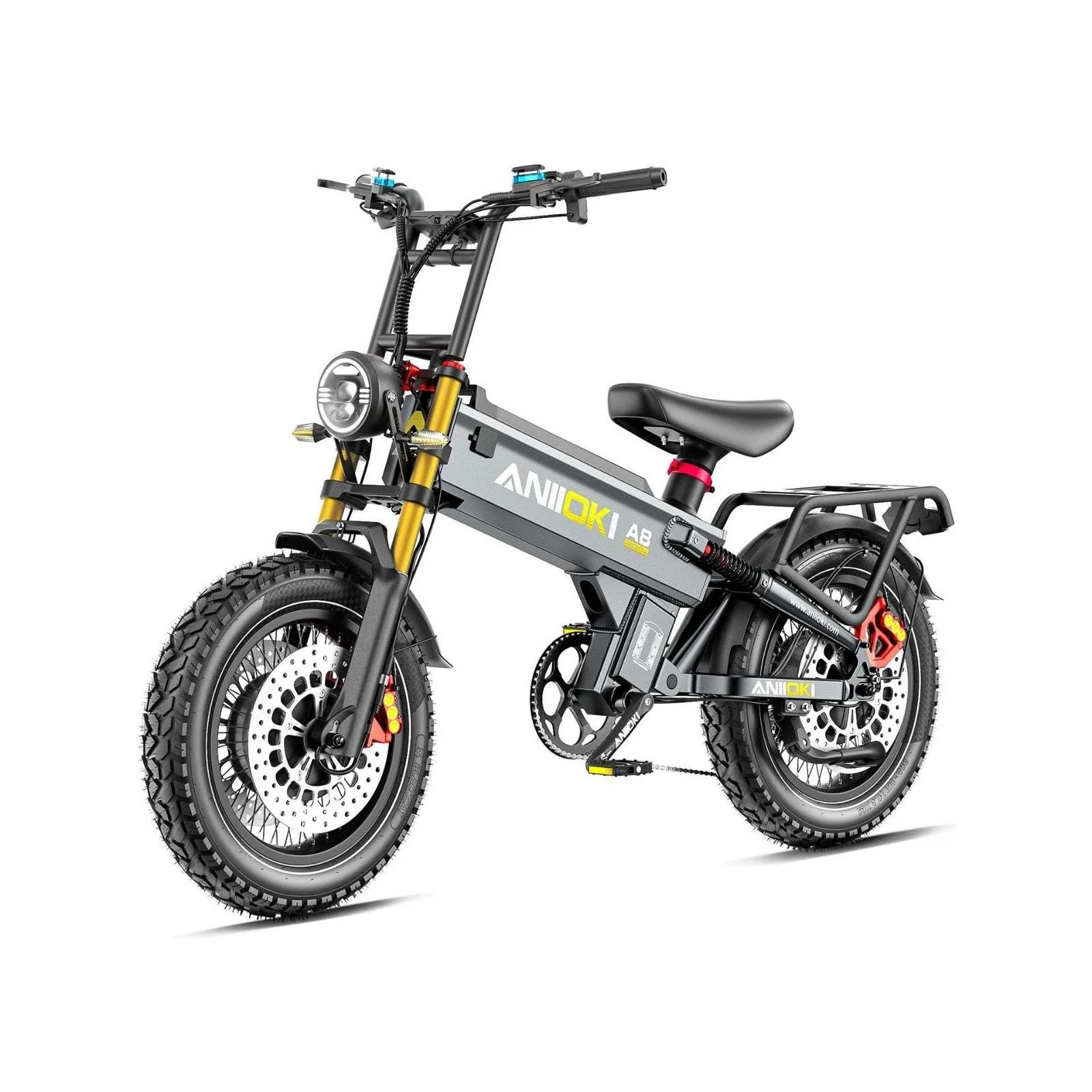 * Version A8 Pro Max 60V Dual Motor Electric Bicycle High Performance Ebike
