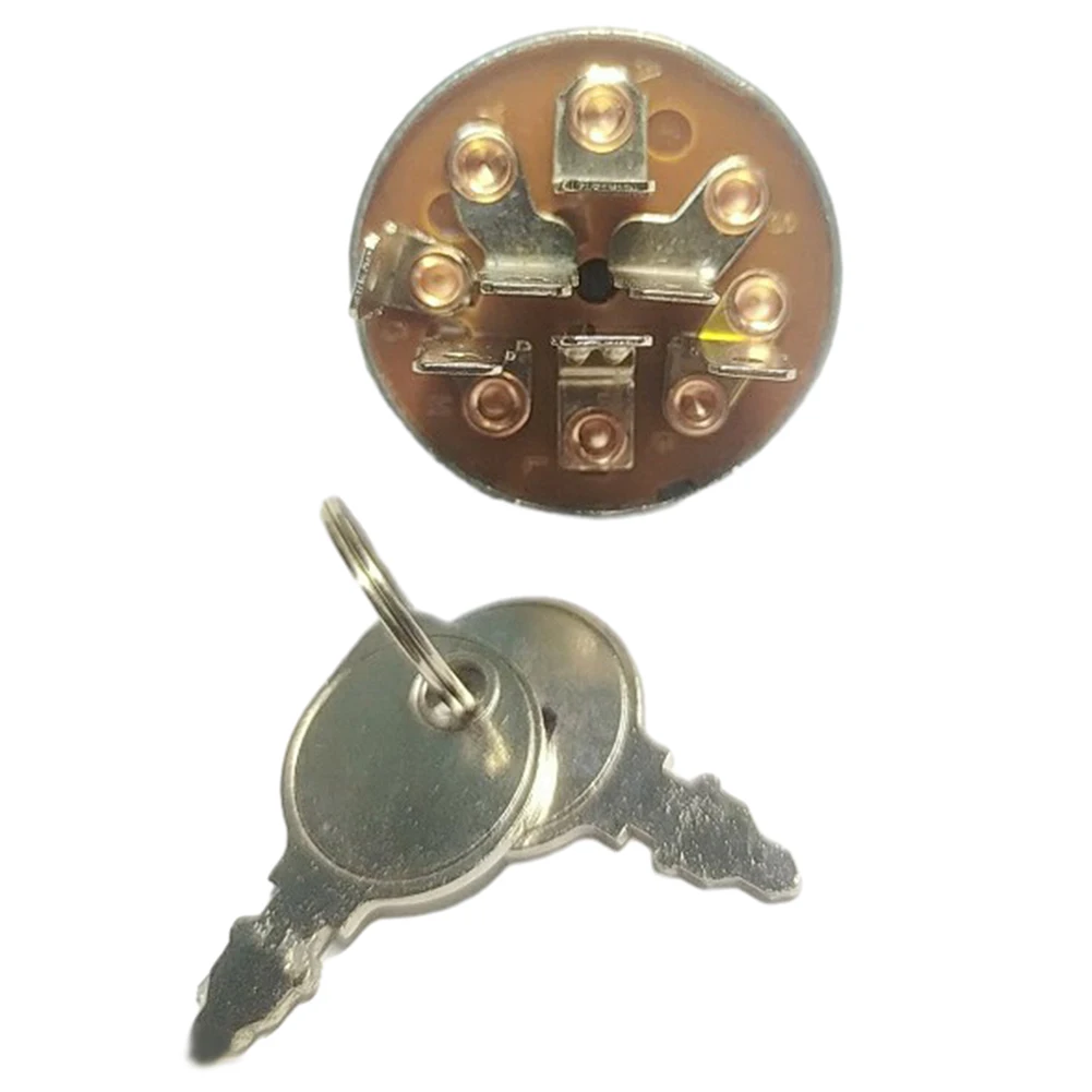 

Ignition Key Lawn Tractor Ignition Key Start Switch 4 Positions Magneto Ignition Type 532140301 7 Terminals 925-1717