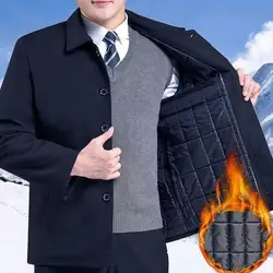 Dikker gewatteerde warme heren winterjas parka sociale blazers winterjassen voor heren winterjassen thermische binnenbovenkleding 3XL