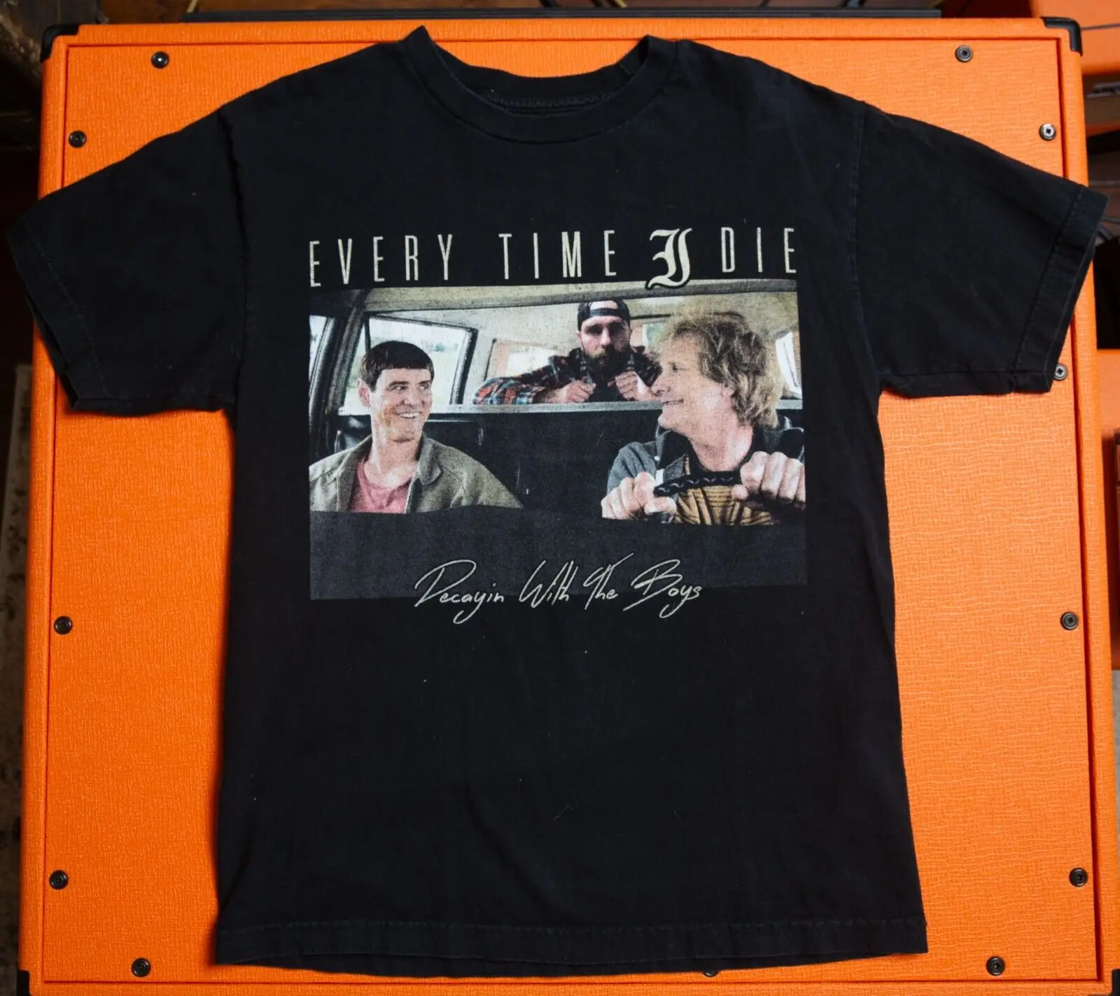 EVERY TIME I DIE RARE Dumb and Dumber Andy Shirt ETID Ferret Epitaph Records