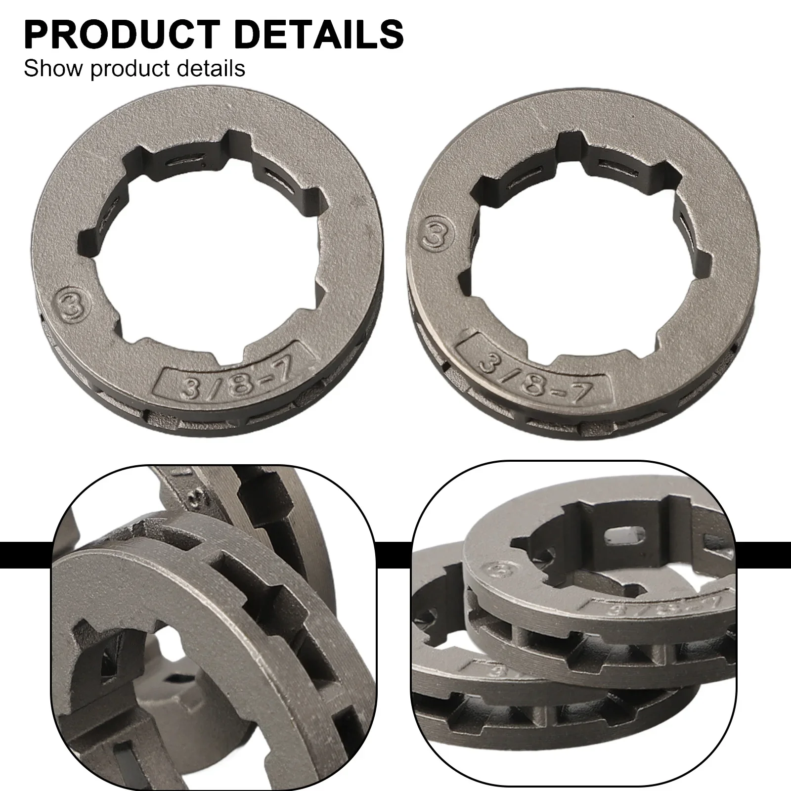 Sprocket Clutch Chain Drive 3/8 RIM For For For For ECHO CS600P 682100 Replacement For For For For Oregon 68210