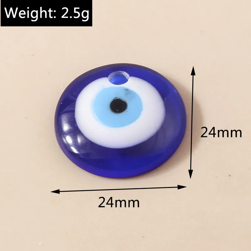 5 Stück Bohemia Lucky Turkish Evil Eye Charms für Schlüsselanhänger, handgefertigt, DIY, Hamsa-Hand, blaue Perlen-Anhänger für Damen und Herren, Dekor – Detail 13