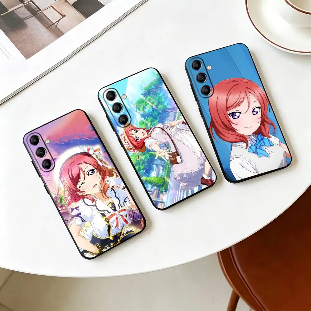 Love Live-Nishikino Maki  Phone Case For Samsung Galaxy A73,A72,A71,A70,A53,A52,A51,Soft Silicone Black Cover