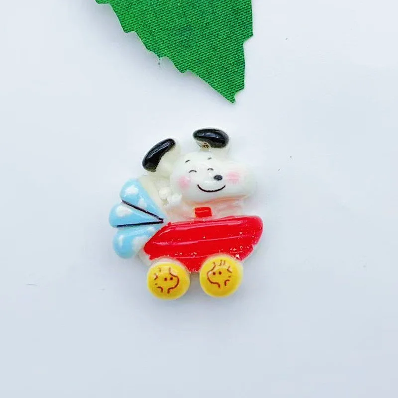 12pcs resin cartoon dog pendant, DIY jewelry making earrings, keychain accessories view 3