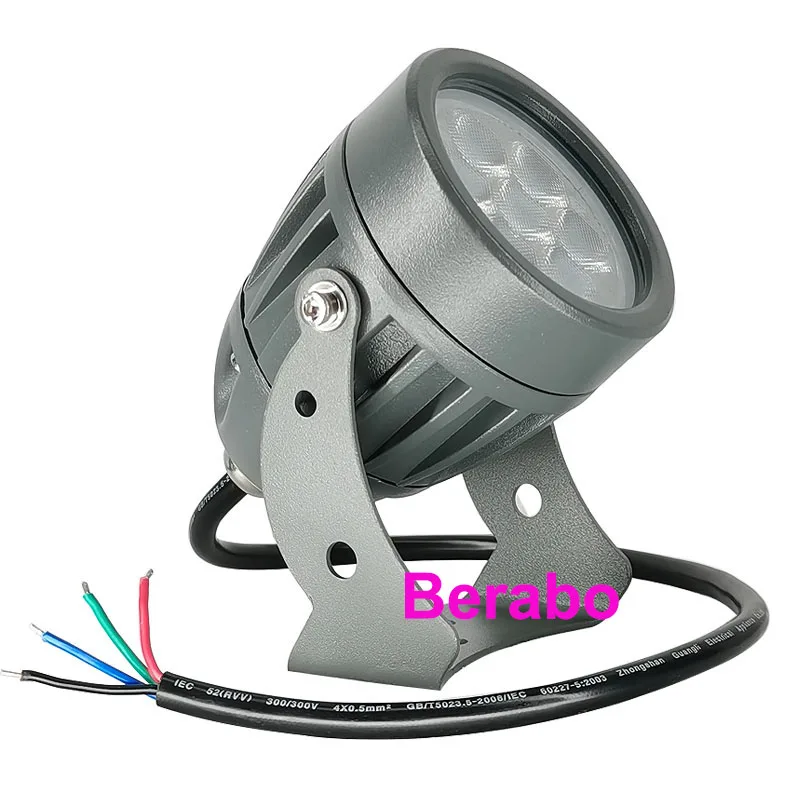 RGB LED Rasenlampe mit externer Steuerung, 21W LED Gartenleuchte, Landschaftslampe mit Erdspieß, wasserdicht, 12V 24V, Wegbeleuchtung, Spotlicht – Detail 6
