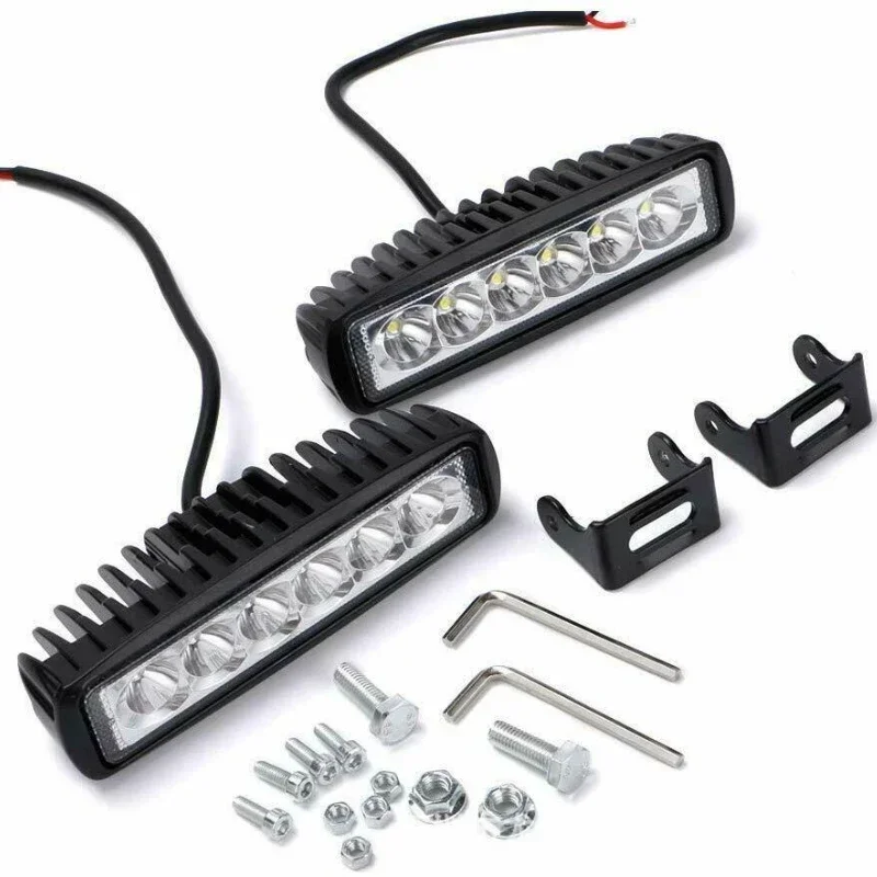 

12V LED Light Bar Work Lamp Driving Fog Lights Spot Beam Offroad SUV 4WD Auto Car Boat Truck ATV LED Headlights