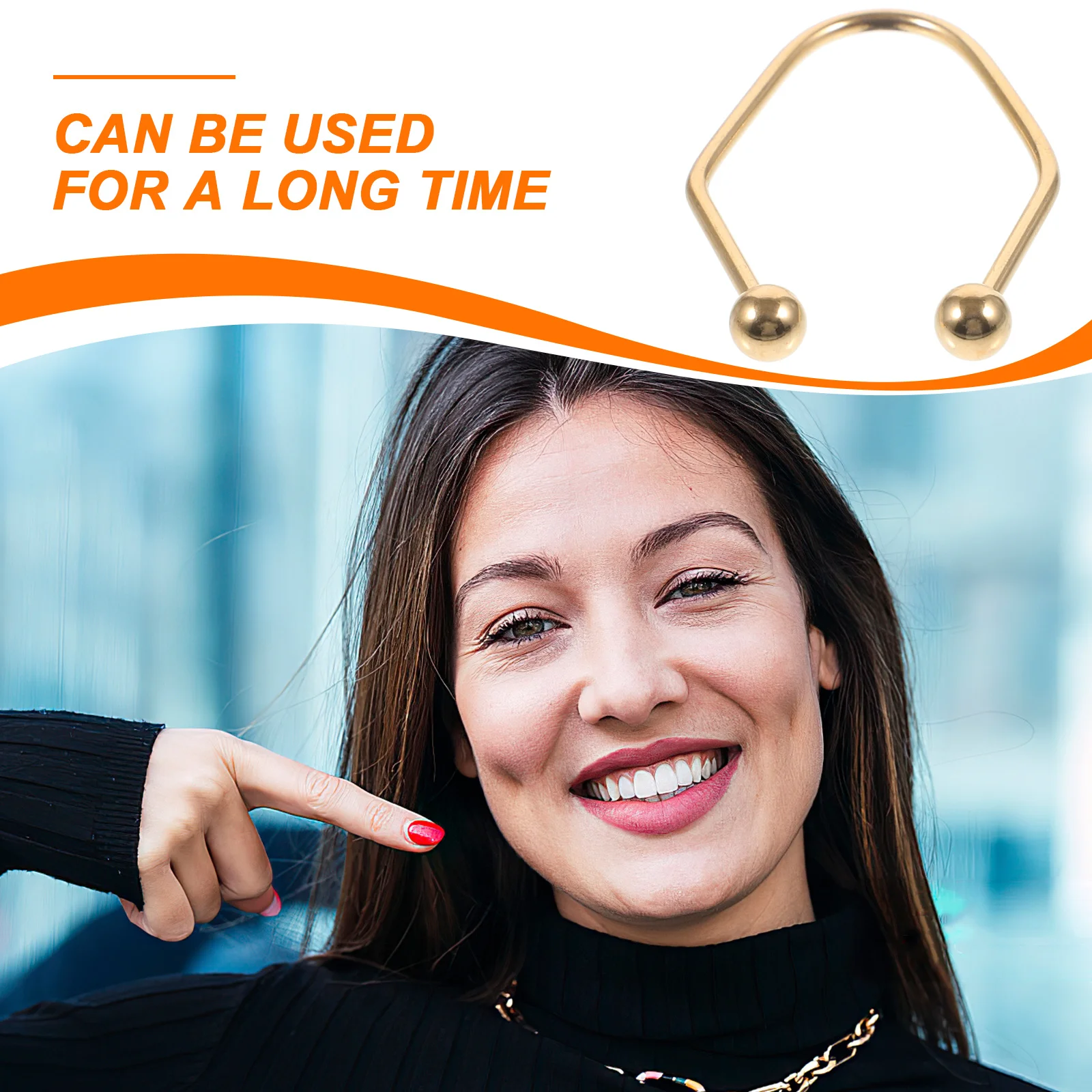 جهاز تدريب الوجه من الفولاذ المقاوم للصدأ، جهاز تدريب فعال للوجه لصانع الدمل الجذاب #4