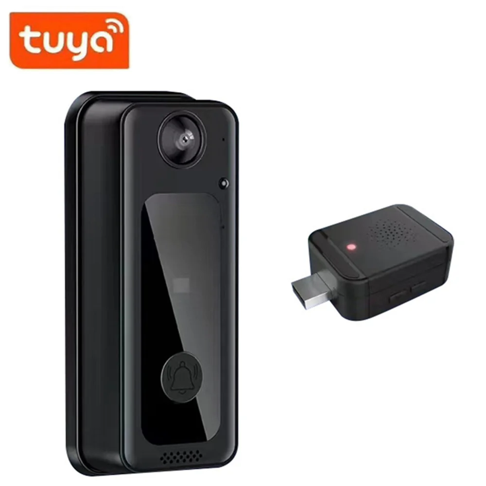 720P Tuya APP   WIFI IP Doorbell Battery Power Video Door Phone Intercom Visual Peephole Viewer With indoor  Chime